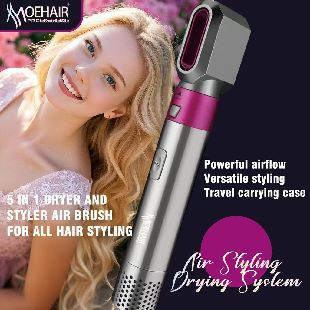 MOEHAIR 5 IN 1 الأصلي | جهاز تصفيف الشعر 5 في 1 مع شنطة أصلية وضمان